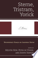 Sterne, Tristram, Yorick : tercentenary essays on Laurence Sterne /