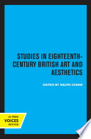 Studies in eighteenth-century British art and aesthetics /