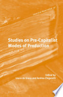 Studies on pre-capitalist modes of production /