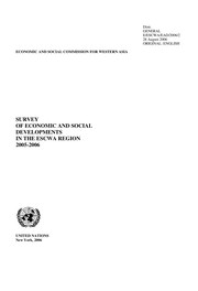 Survey of economic and social developments in the ESCWA region 2005-2006 / Economic and Social Commission for Western Asia.