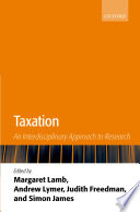 Taxation : an interdisciplinary approach to research /