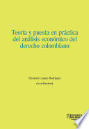 Teoria y puesta en practica del analisis economico del derecho colombiano /