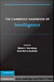 The Cambridge handbook of intelligence