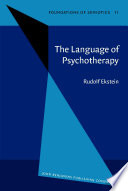 The Language of psychotherapy /