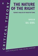 The Nature of the Right : a feminist analysis of order patterns / edited by Gill Seidel.
