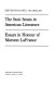 The Stoic strain in American literature : essays in honour of Marston LaFrance / edited by Duane J. MacMillan.