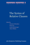 The Syntax of relative clauses /