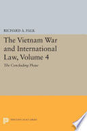 The Vietnam war and international law.