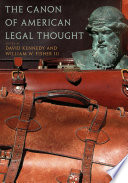 The canon of American legal thought /