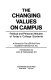 The changing values on campus: political and personal attitudes of today's college students ; a survey for the JDR 3rd Fund /