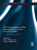 The consequences of the international crisis for European SMEs vulnerability and resilience /