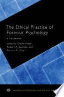 The ethical practice of forensic psychology : a casebook /