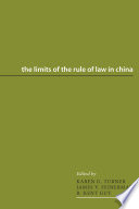 The limits of the rule of law in China /