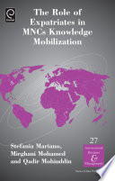 The role of expatriates in MNCs knowledge mobilization