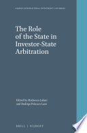 The role of the state in investor-state arbitration /