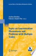 Topics on concentration phenomena and problems with multiple scales /