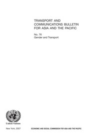 Transport and communications bulletin for Asia and the Pacific.