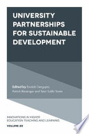 University partnerships for sustainable development /