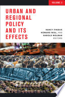 Urban and regional policy and its effects.