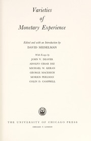 Varieties of monetary experience /