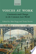 Voices at work : continuity and change in the common law world /