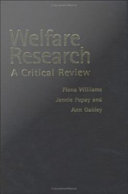 Welfare research : a critical review /