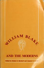 William Blake and the moderns /