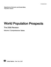 World population prospects : the 2006 revision. Department of Economic and Social Affairs, Population Division.