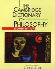 The Cambridge dictionary of philosophy /