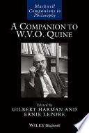A companion to W.V.O. Quine /