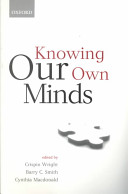 Knowing our own minds /