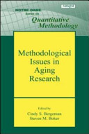 Methodological issues in aging research / edited by Cindy S. Bergeman, Steven M. Boker.