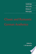 Classic and romantic German aesthetics /