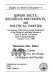 Jewish sects, religious movements, and political parties : proceedings of the third annual Symposium of the Philip M. and Ethel Klutznick Chair in Jewish Civilization, held on Sunday-Monday, October 14-15, 1990 /