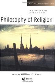 The Blackwell guide to the philosophy of religion / edited by William E. Mann.