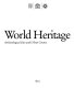 World heritage : archaeological sites and urban centres.