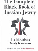 The Complete black book of Russian Jewry /