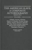 The American slave : a composite autobiography : supplement, series 2 / George P. Rawick.