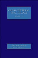 Cross-cultural psychology / edited by Peter B. Smith and Deborah L. Best.