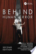 Behind human error / David D. Woods (and others)