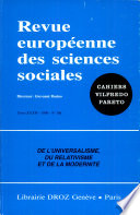 De l'universalisme, du relativisme et de la modernité /