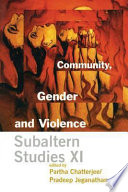 Community, gender and violence /
