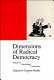 Dimensions of radical democracy : pluralism, citizenship, community /