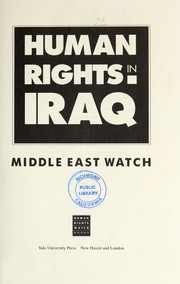 Human rights in Iraq /