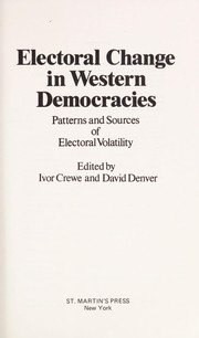 Electoral change in western democracies : patterns and sources of electoral volatility /