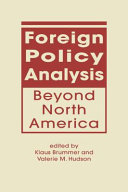 Foreign policy analysis beyond North America /