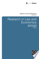 Research in law and economics.