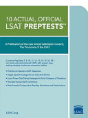 10 actual, official LSAT preptests.