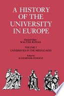 Universities in the Middle Ages / editor, Hilde de Ridder-Symoens.