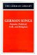 German songs : popular, political, folk, and religious / edited by Inke Pinkert-Sältzer.